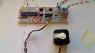 ATmega8535 Stepper Motor Control [upl. by Guttery891]