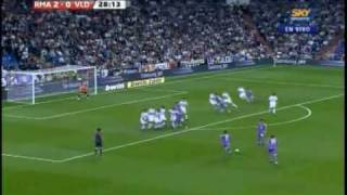 Real Madrid 4 vs 2 Valladolid  17102009  All Goals Highlights [upl. by Navonoj]