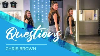 Questions  Chris Brown  Easy Fitness Dance Choreography  Coreografia  Baile [upl. by Goldberg]