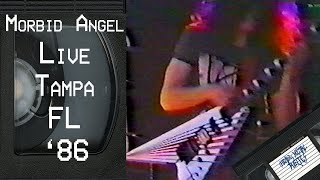 MORBID ANGEL Live in Tampa FL May 25 1986 FULL CONCERT [upl. by Atikcir838]