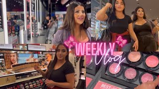 Plus jamais de ma vie je me fait les sourcils carré  WEEKLY VLOG 🫶🏽 [upl. by Enelrak]