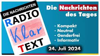 Die täglichen Nachrichten von Radio Klartext 24Juli 2024 [upl. by Parthena616]