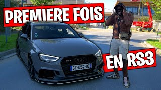 PREMIER TOUR EN AUDI RS3 AVEC MON POTE ÇA A FAILLI MAL TOURNER 🚗💥😱 [upl. by Adnilre]