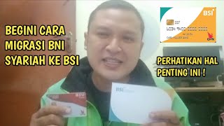 CARA MIGRASI BNI SYARIAH KE BANK SYARIAH INDONESIA [upl. by Lach]