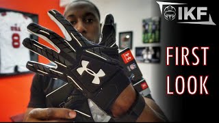 UNDER ARMOUR Fierce IV Football Glove First Look  Ep 311 [upl. by Leid]