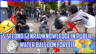 5 Second General Knowledge Challenge In Public  Croydon Ft Imz Nation Erasmus 😂💦 [upl. by Asiil]