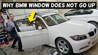 BMW WINDOW DOES NOT GO UP WINDOW DOES NOT CLOSE BMW E60 E61 E90 E91 F30 F31 F10 F11 X1 X2 X3 X4 X5 [upl. by Aidam]