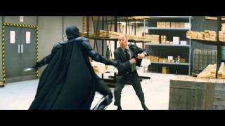 KickAss 2010 Big Daddy warehouse shootout fight scene HD 720p [upl. by Garnes]