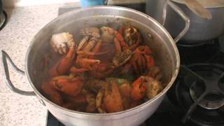 Recette de cuisine Matoutou de crabes de Martinique [upl. by Dorman]