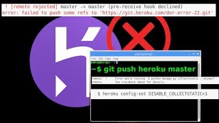 Onelinecommand Solution Heroku Git Push Error  git push heroku master [upl. by Imojean]