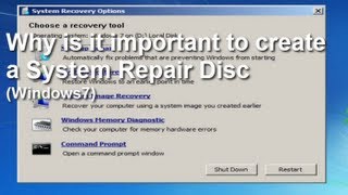 Windows 7 System Repair Disk [upl. by Inhoj]