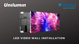 Unilumin LED video wall installation [upl. by Rucker]