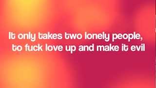 EVOL MARINA AND THE DIAMONDS LYRIC VIDEO [upl. by Gianni]