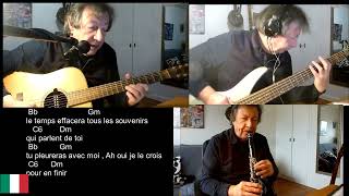 Måneskin  le parole lontane  des mots si froids  french mixed cover [upl. by Rekyr276]