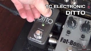 TC Electronic Ditto Looper  Gear Review Demo [upl. by Adlei522]