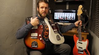 SQUIER JAGUAR JAZZMASTER MUSTANG COMPARISON [upl. by Craddock]