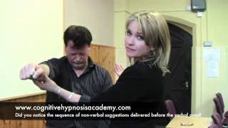 Non verbal hypnosis induction and arm catalepsym4v [upl. by Erdman]