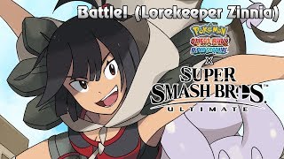 Battle Lorekeeper Zinnia WITH LYRICS  Pokémon ORASSuper Smash Bros Ultimate Cover [upl. by Haleehs]