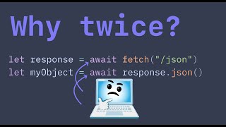 Why does JavaScripts fetch make me wait TWICE [upl. by Minsk]