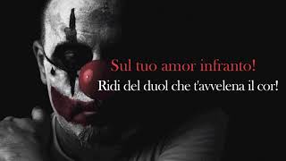 Vesti la giubba  Pagliacci Placido Domingo  Lyrics [upl. by O'Doneven]