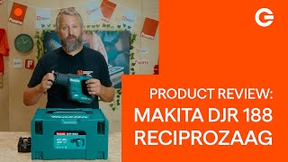 Product Review Makita DJR 188 18V Liion Reciprozaag  Gereedschapcentrum [upl. by Nojad175]