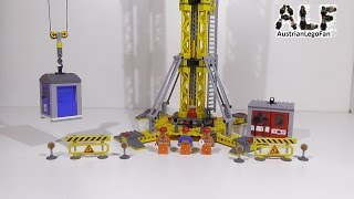 Lego City 7905 Building Crane  Lego Speed Build Review [upl. by Vitale]