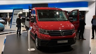 Volkswagen Crafter Platform 2017 In detail review walkaround Exterior [upl. by Inilam]