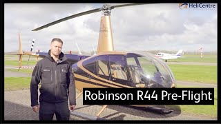 Robinson R44  Preflight [upl. by Heim]