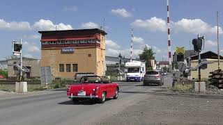 Železniční přejezd Kladno 1 CZ  2562023  Railroad crossing [upl. by Ernald]