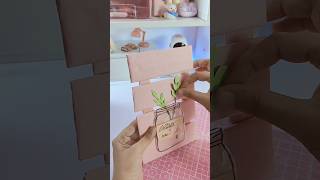 Diy Aesthetic wall hanging ✨🩷🦋  Handmade room decor shorts diy handmade craft trending [upl. by Lipkin299]