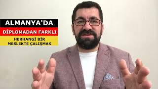 Almanyada Alan Dışı Çalışmak  Diplomanızdan farklı Alanda Çalışmak  Kimler Nasıl Çalışabilir [upl. by Amocat]