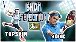 Tennis Backhand Lesson  When to Use Topspin Vs Slice [upl. by Risa]