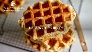 Liege Waffles recipe  Pearl sugar amp waffle mix [upl. by Ynohtnad]