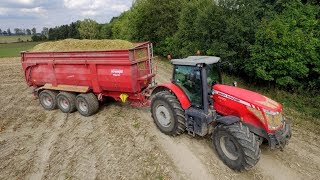 SILAGE  MASSEY FERGUSON 8670 amp 7716 Tractors  NEW HOLLAND 8870A  CLAAS Jaguar 950 [upl. by Tyoh202]