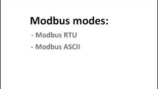 Modbus RTU vs ASCII [upl. by Lose890]