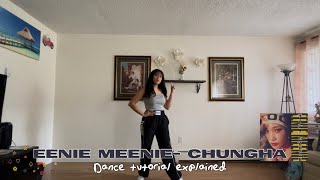 CHUNGHA  ‘Eenie Meenie’ dance tutorial explained and mirrored [upl. by Omrelliug]