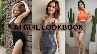 AI GIRL LOOKBOOK  30 [upl. by Thaddeus]