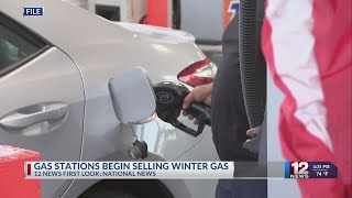 Gas stations to begin selling winter gas [upl. by Arema]