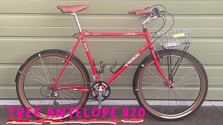 Commuter bike  Retro mtb 1989 Trek 820 Antelope [upl. by Sioled37]