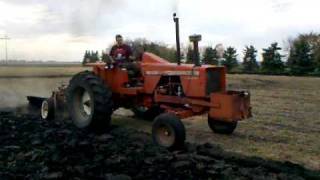 Allis Chalmers 190 XT series III plowing [upl. by Ferdinand]