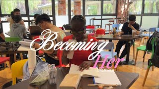 BECOMING HER DIARIES STUDYING EXERCISINGAFFIRMATIONS AND BEING INTENTIONAL [upl. by Bigelow749]