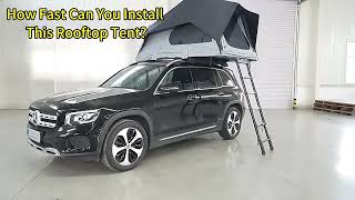 Setting Up This Inflatable Rooftop Tent is So Easy [upl. by Latsirc929]