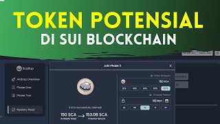 TOKEN POTENSIAL di Ekosistem SUI Blockchain  SCALLOP  Token SCA [upl. by Kipper]