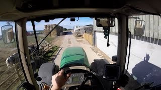 GoPro John Deere 6920s wheat carting  Sound  Autopowr [upl. by Aticilef]