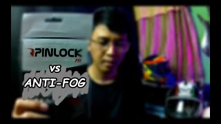 Perbedaan Pinlock dan Anti Fog [upl. by Aleyam]