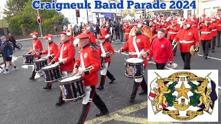 Craigneuk Band Parade  Wishaw 2024 [upl. by Procora]