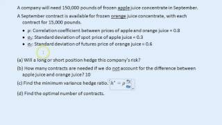 Optimal Hedge Ratio [upl. by Marj]