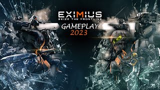 Eximius Seize the Frontline  Gameplay Video 2023 PC  FPSRTSFuturistic  First 21 Minutes [upl. by Fennelly6]