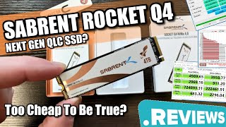 Sabrent Rocket Q4 PCIe NVMe SSD Review  Too Cheap To Be True [upl. by Pancho]