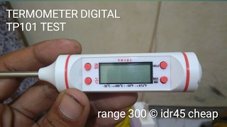 Termometer Digital TP101 test [upl. by Walley]